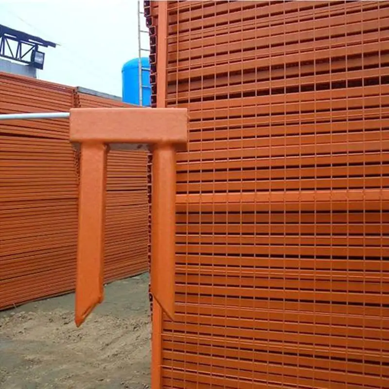 Custom australia hot dipped galvanized Canada Construction temporary fence removable temporary chain link fence