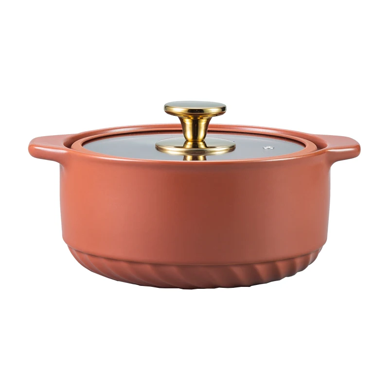 28cm 4L Two ears casserole Kitchen Tools Cooking Pots Cooking Casseroles with Lid