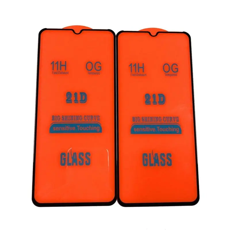 2021 New Screen Protector 9H Full Glue Cover 21D Tempered Glass Film For Motorol Moto E20 For Infinix X680 X655 X656