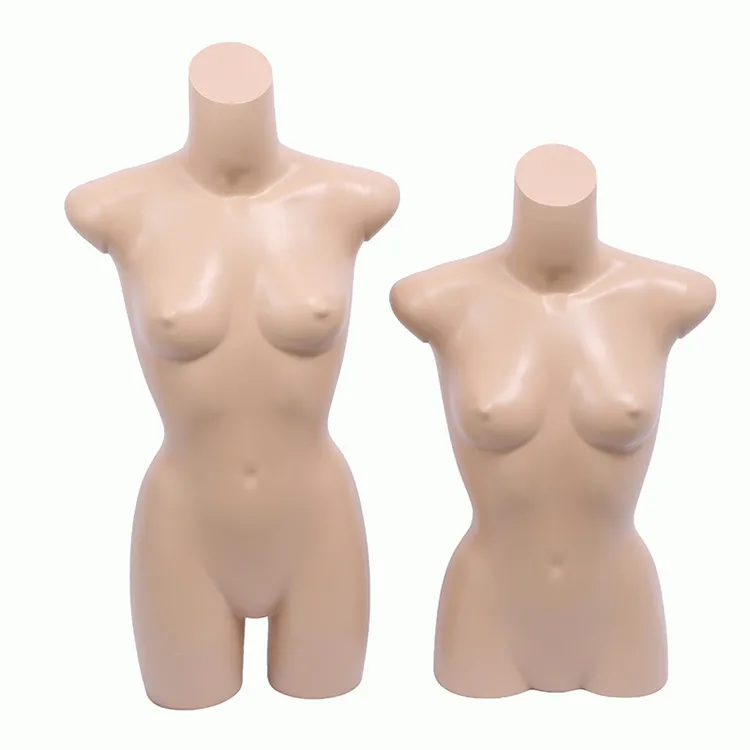 Factory wholesale cheap upper-body female no head hand torso stand without help mannequin