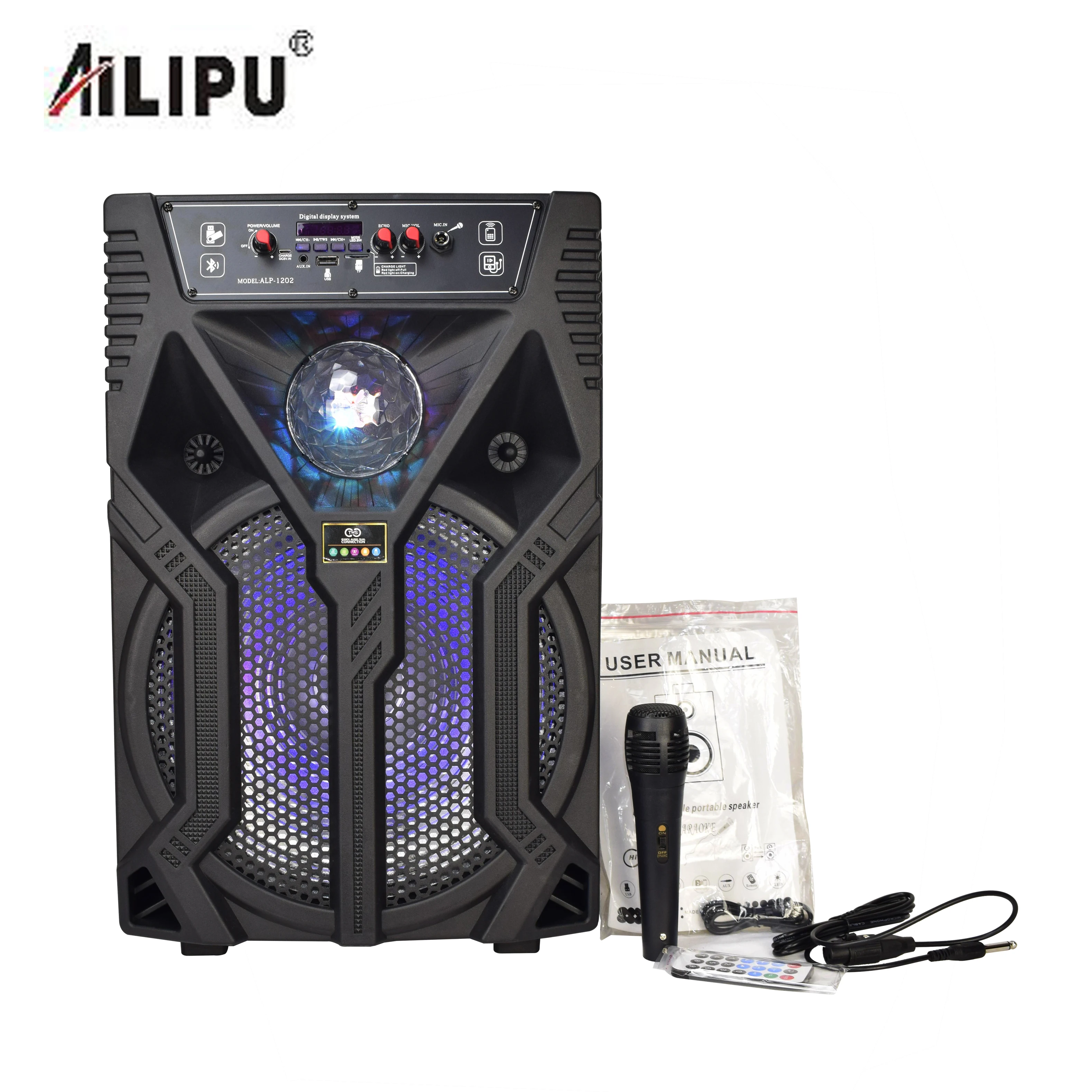Woofer Speaker Speaker With Led Light with Wireless Tower Speaker For Karaoke Product