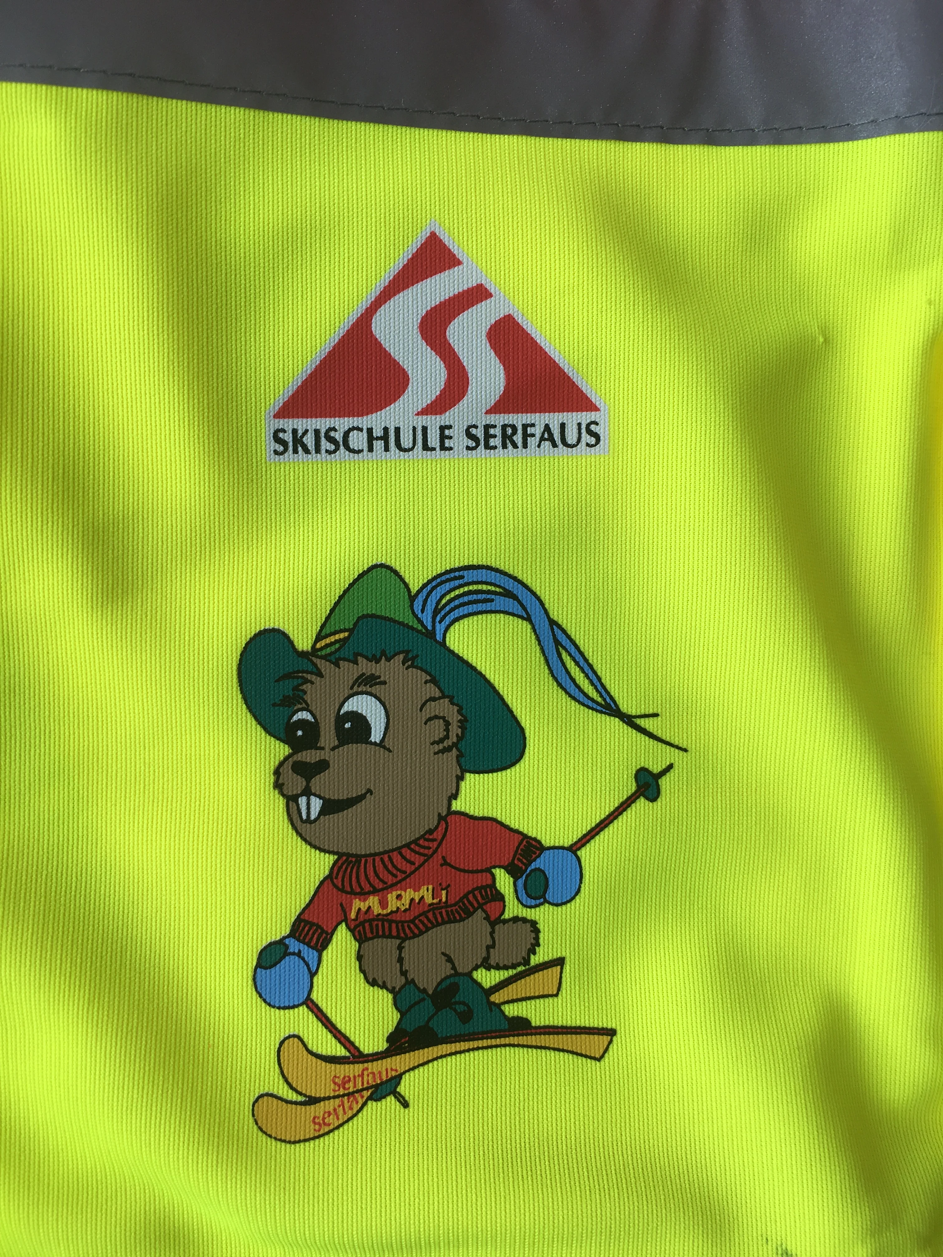 Hcsp Fluo-yellow Kids Reflective Fabric Safety Vest With Elastic Band