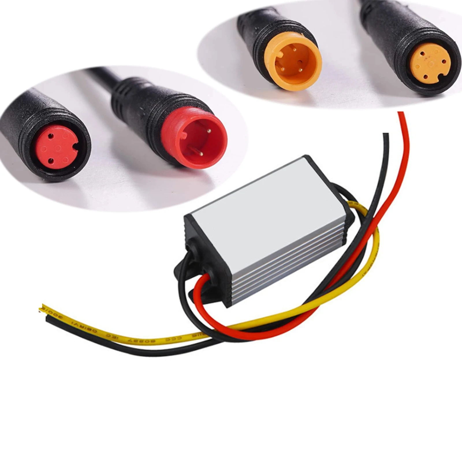 48v To 12v DC Converter 3-Pin 2-Pin Buck Converter Fix For Electric Bike Super73