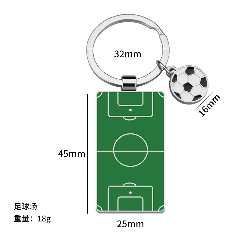 Custom logo Shopping Trolley Tokens Keychain Sport Gifts Souvenirs Metal Trolley Token Coin Keychain Mini Football Token Keyring