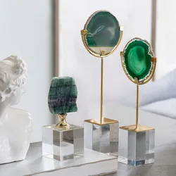 Europe type originality natural crystal flower places a porch of contemporary villa sitting room TV ark to live in adornment