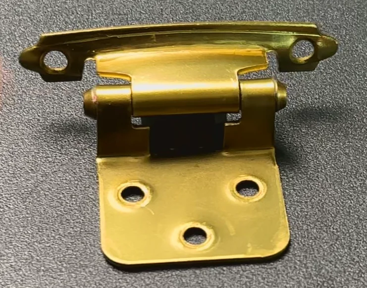 customized color 3/8 inch Inset Cabinet Door Hinge American Style Cabinet Gloden  Metal Hinge