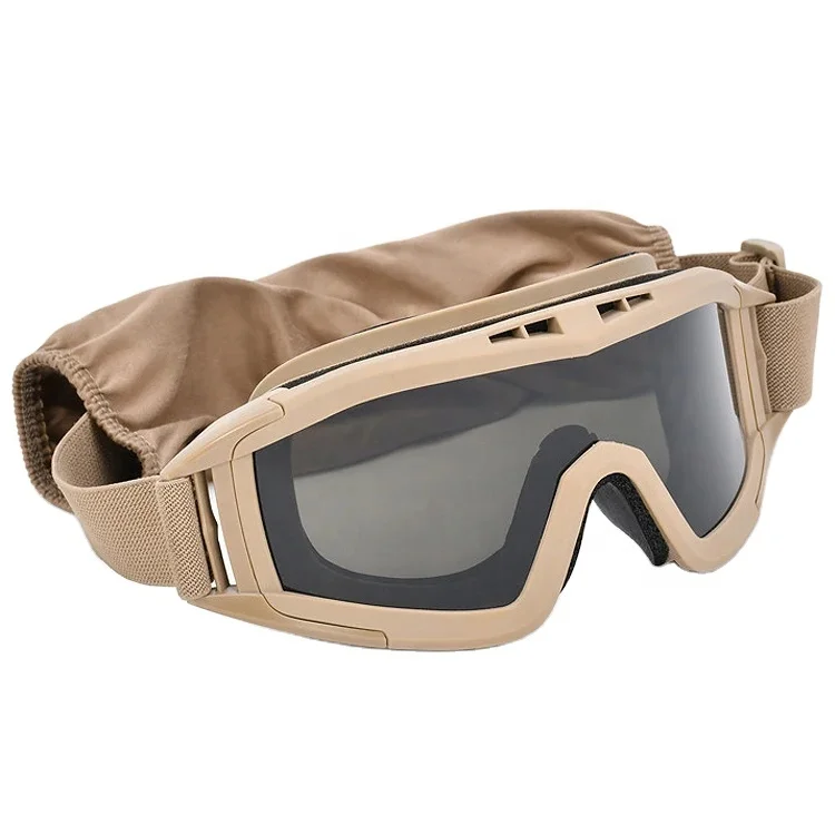 Wholesale Tactical Goggles Outdoor Desert Locust Windproof Anti-fall Special Tactical Glasses Hunting For Men