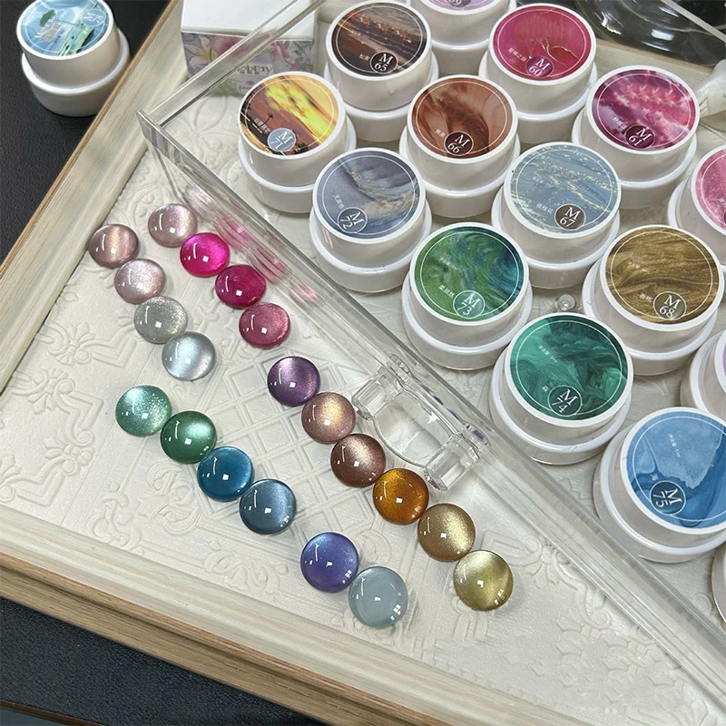 Custom Design Translucent Amber Glass Crystal Ice Jelly Nail Gel Polish UV LED Nail Polish