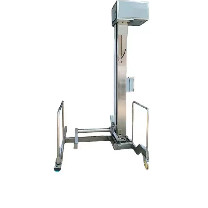 High efficiency industrial sauce meat seafood stainless steel cart vertical lift elevator machine