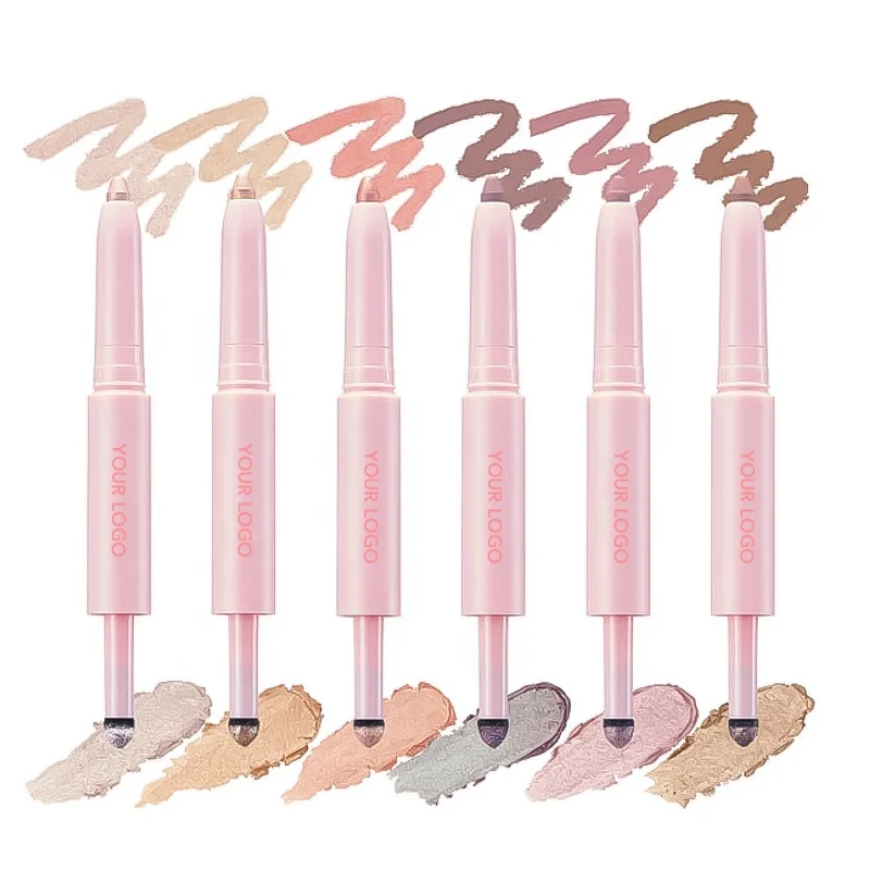 Custom Logo Shimmer Liquid Eye Shadow Make Up Wholesale High Pigments Private Label Eyeshadow Stick