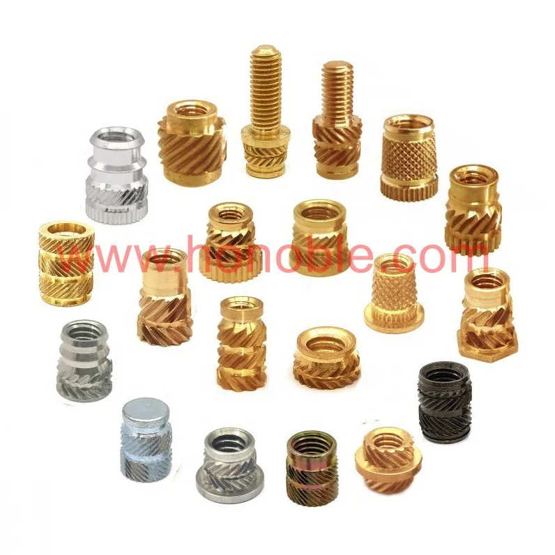 Heat set brass insert nut, Ultrasonic thread inserts for thermal installation