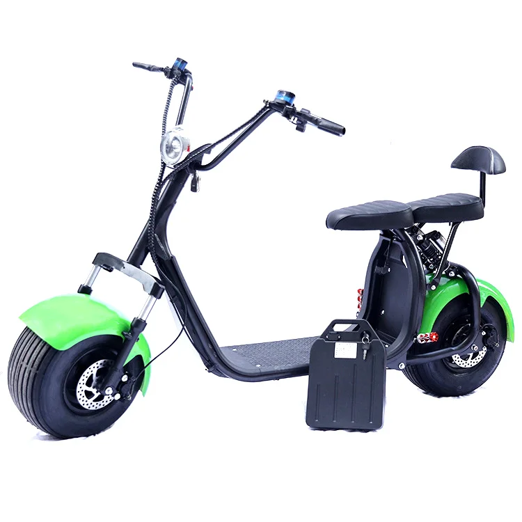 Высокоэффективный электрический скутер 60V12Ah 1500W с толстыми шинами быстрые электрические скутеры для