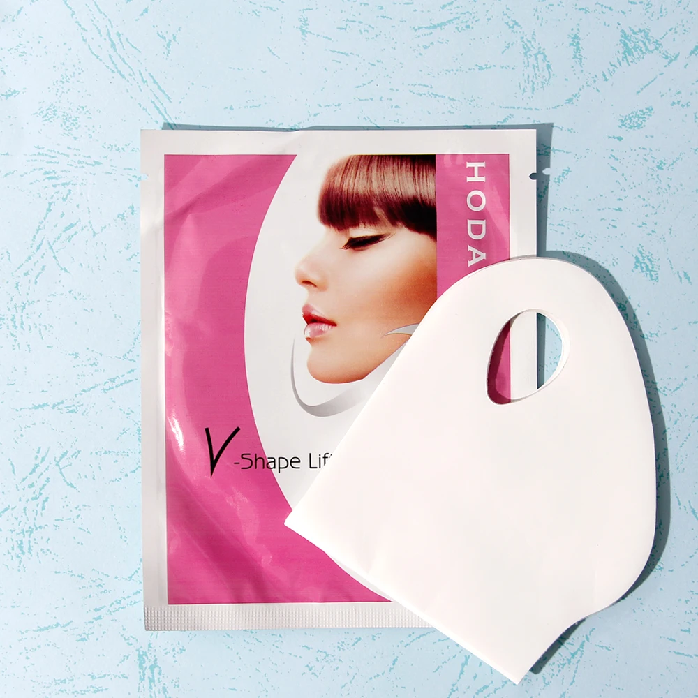 Hodaf Cosmetic 7 Piece Jawline v Shaped Line Face Contour Facial Lifting up Slimming Mask