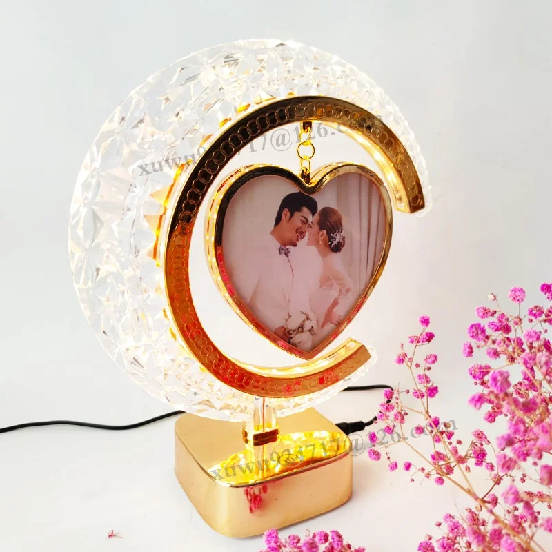 Acrylic LED Photo Frame Fashion LED Photo Frame Stage USB Charging Multi-Function Plastic Picture Photo Frame