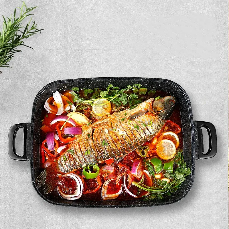 2022 newly design Detachable plate with hot pot 3 in 1 multifunction indoor electric barbecue grill for promotion