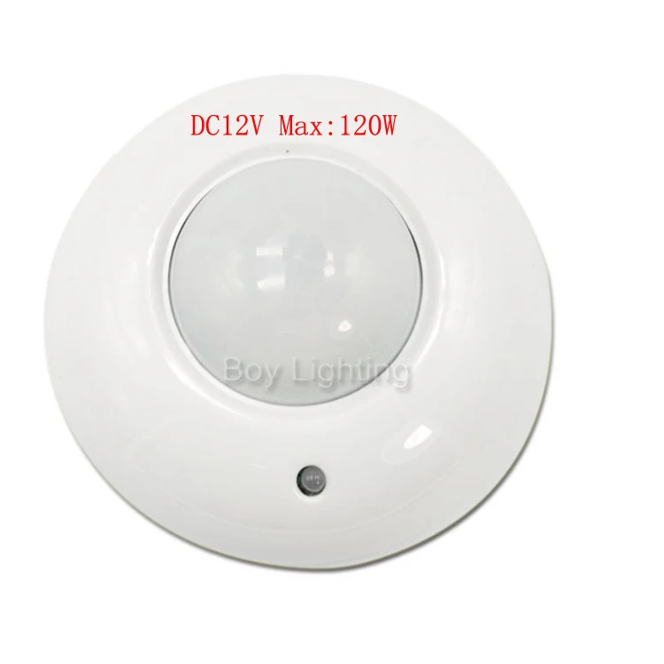 Big size 110mm big sensor window DC9-24V 12V 24V 120W pir sensor switch