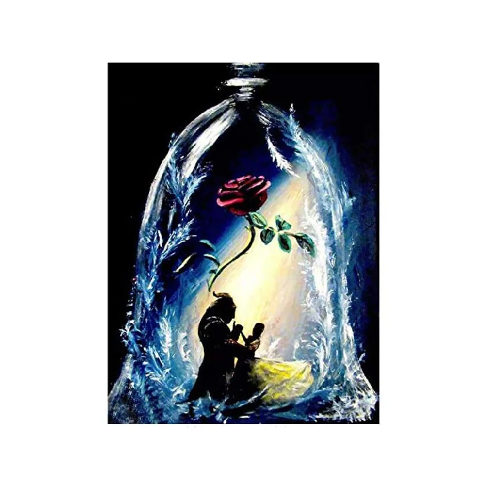 5D живопись, алмазная живопись полный дрель горный хрусталь фотографии кристаллов вышивания, искусство, изделия ручной работы и шитье, вышитая бисером