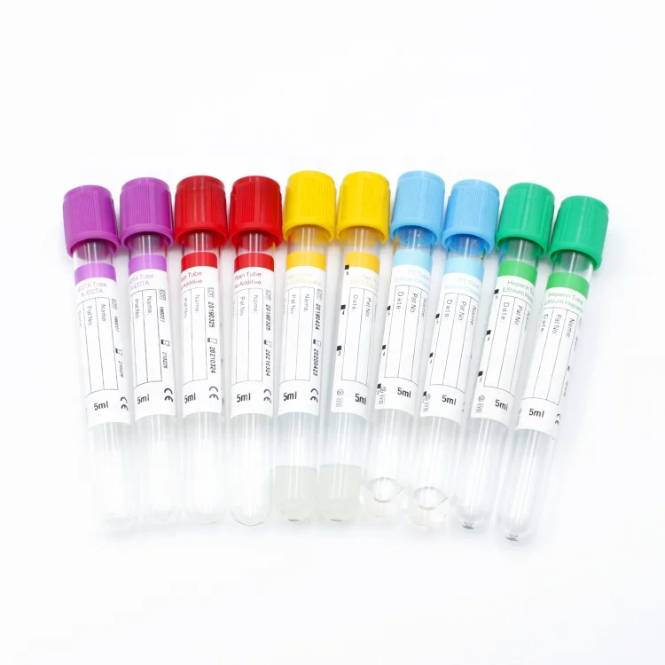 High Quality EDTA K2 K3 Vacuum Blood Collection Tube PET Plastic EDTA Tube for laboratory