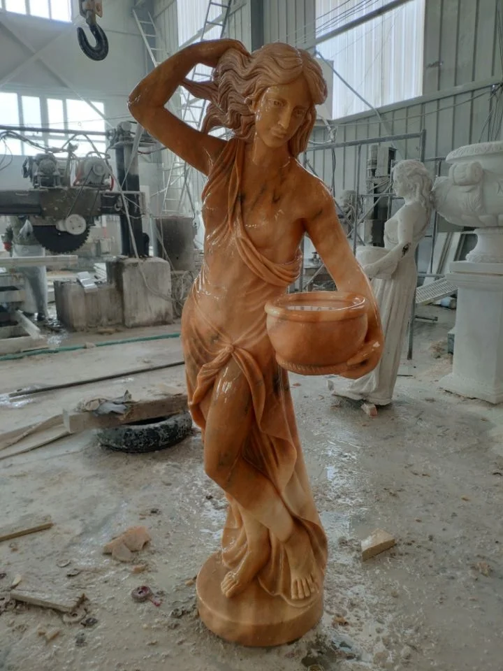 Bespoke Hand Carved New Product Natural Marble Figure Sculpture/female statue