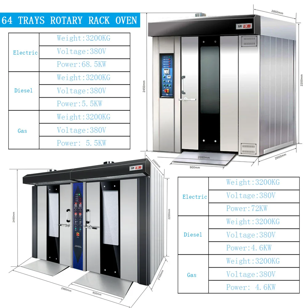 Bakery Equipment Sales Supplies Price Industrial Baking Machine Electric Gas Automatic Bread Baking Oven
