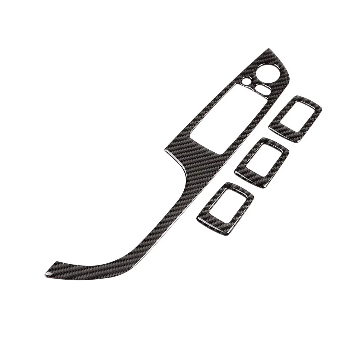 Real Carbon Fiber sticker Car Interior Window Lift Switch Sticker car interior accessories For BMW old 3 Series/E90 E92
