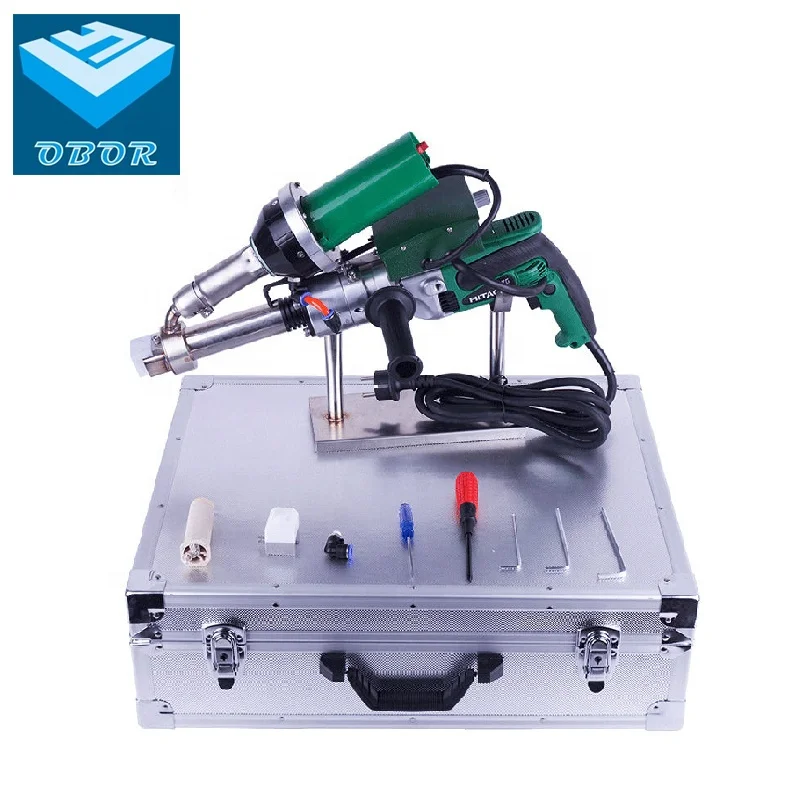 OBOR Plastic Repair Welding Machine 220V Plastic Hot Air Extrusion Welder GW600 for HDPE Geomembrane