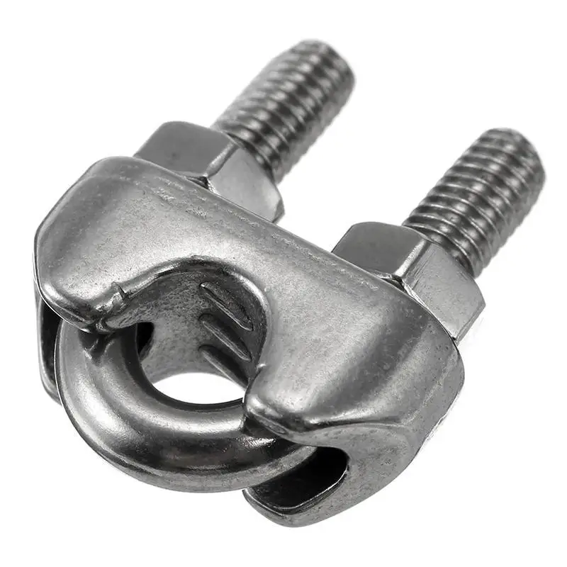 Adjustable galvanized steel wire rope clamp DIN741 carbon steel clip cable clamp assembly cable connecting clamp