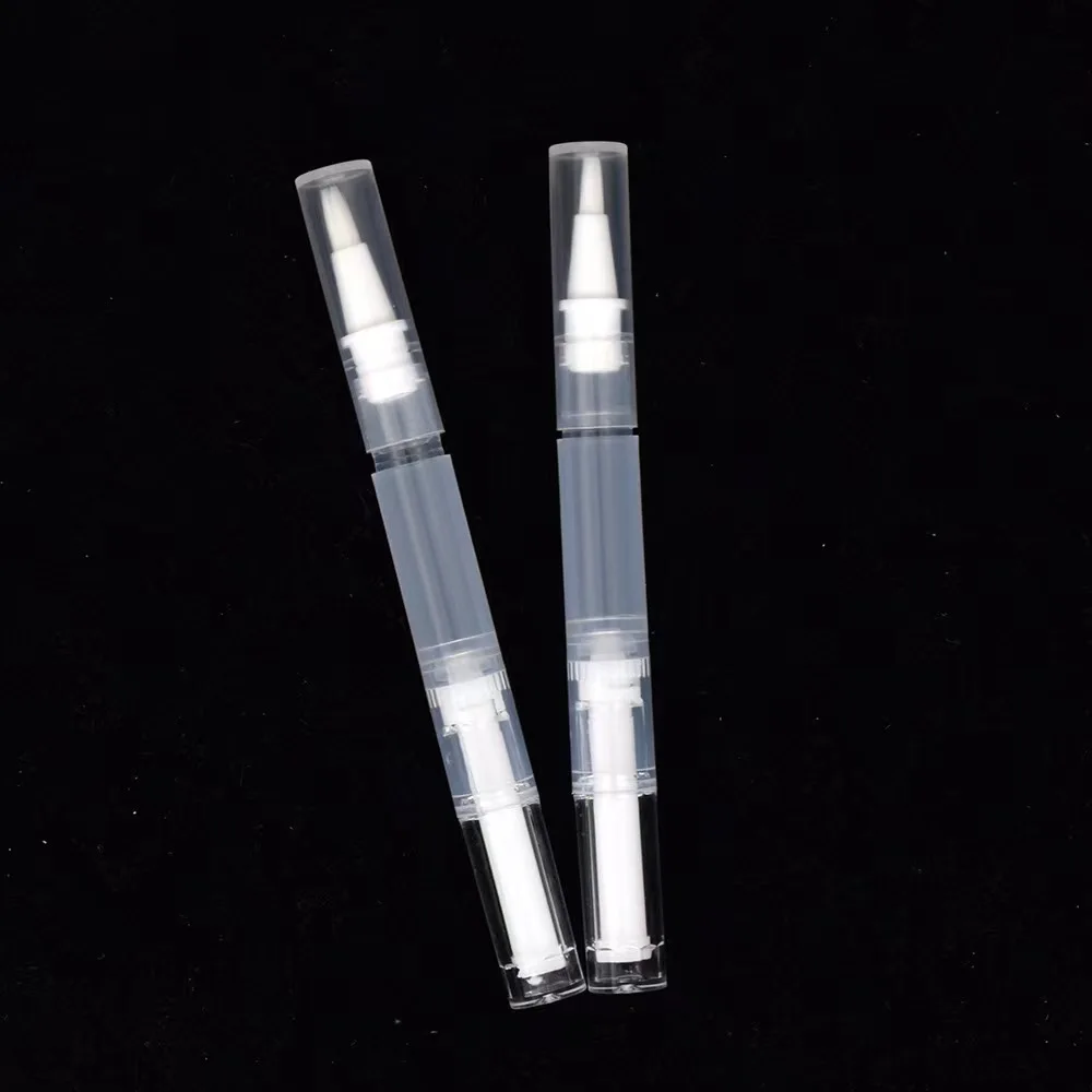 Wholesale Empty 1ml 3ml 5ml Cuticle Oil Pen Cosmetic Lip Gloss Twist Pen With Brush