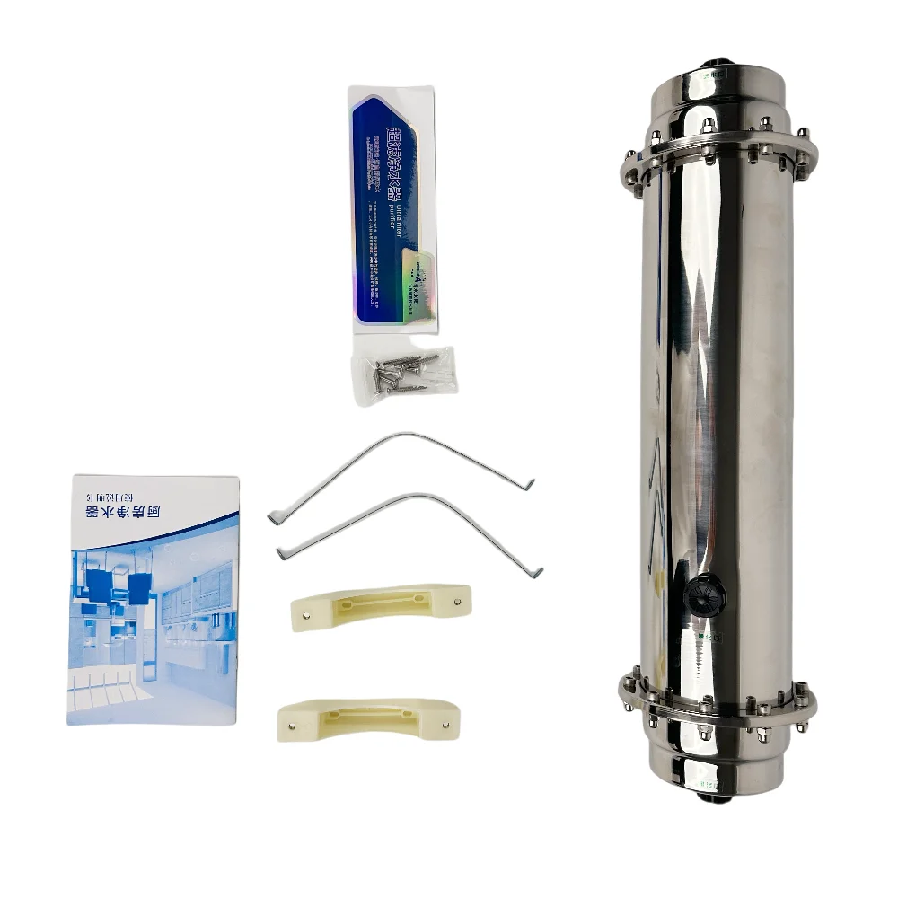 Fast delivery Whole House Water Filtration System Stainless Steel Ultrafiltration UF Water Filter Water Purifier Machine  1600L