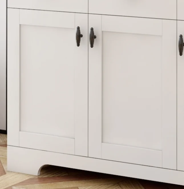 home furniture classical cupboard storage cabinet with glass door with wood frame