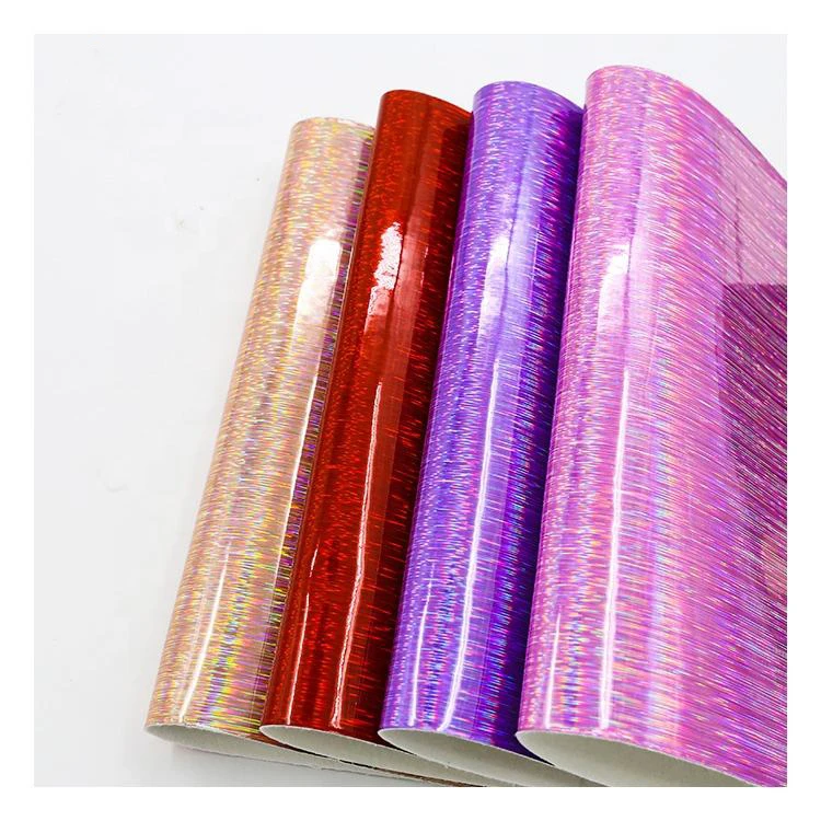 Support customization Pu synthetic leather with pvc film material, faux leather for bags