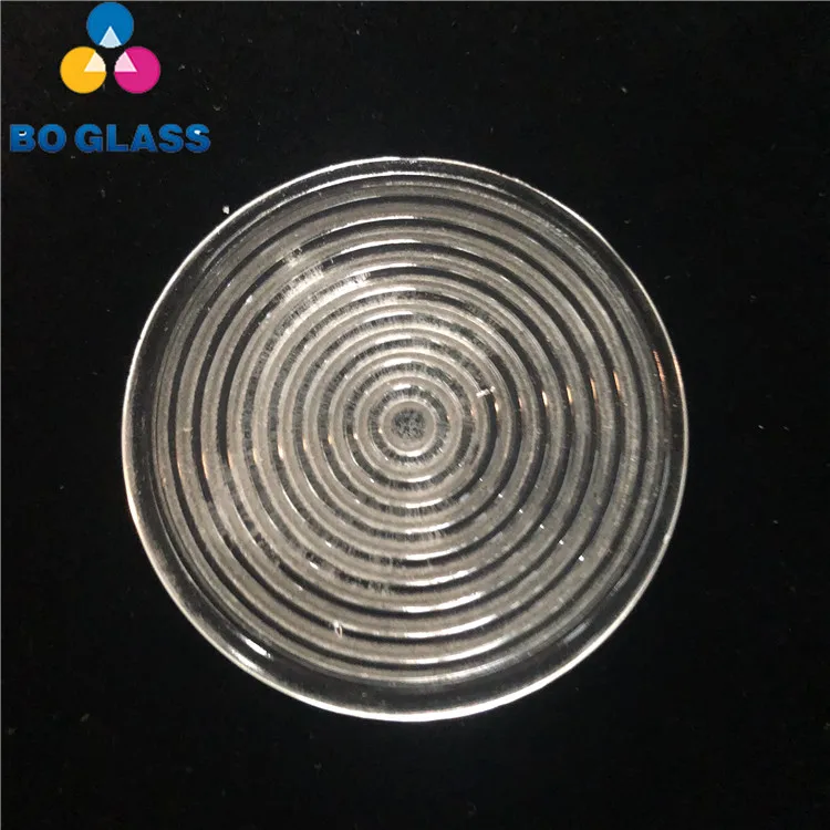 80mm diameter clear led stage light spotlight camera use glass fresnel lens