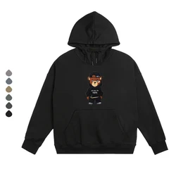 OEM Designer Fish Mouth Hoodie Customized chenille Embroidery Fleece cotton 3d Towel Embroidery Fish Mouth hoodie sweatshirt