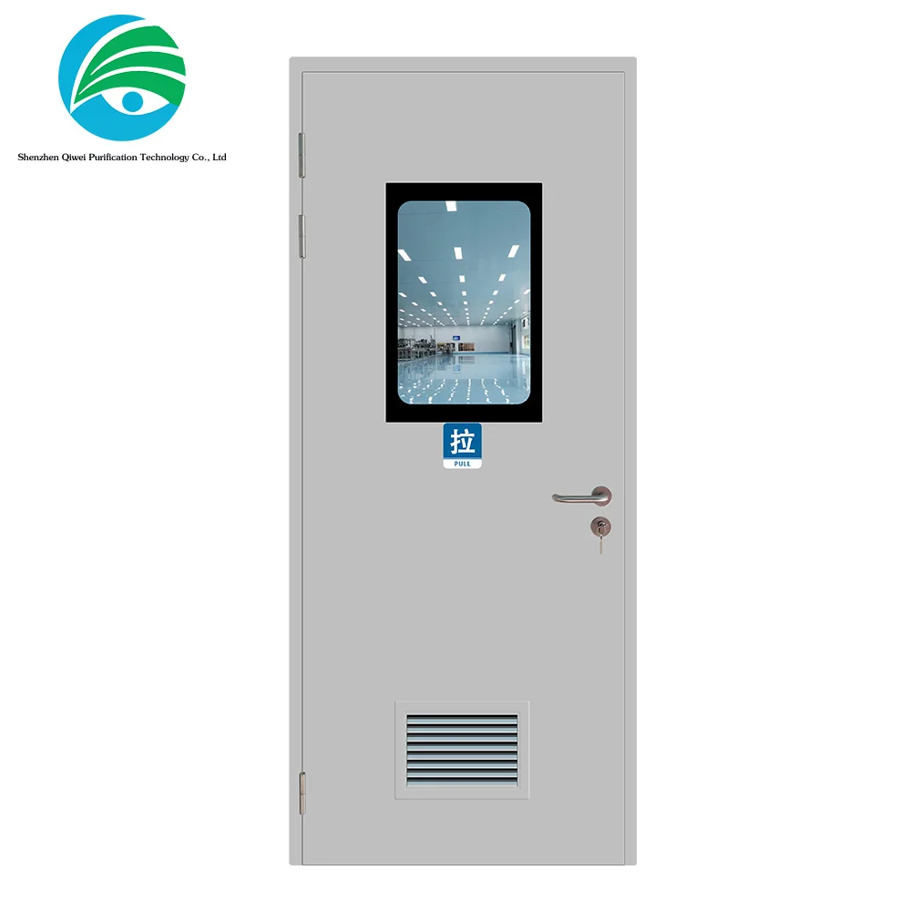Modern Style Metal Core Fire Rated Cleanroom Door For GMP doors&windows