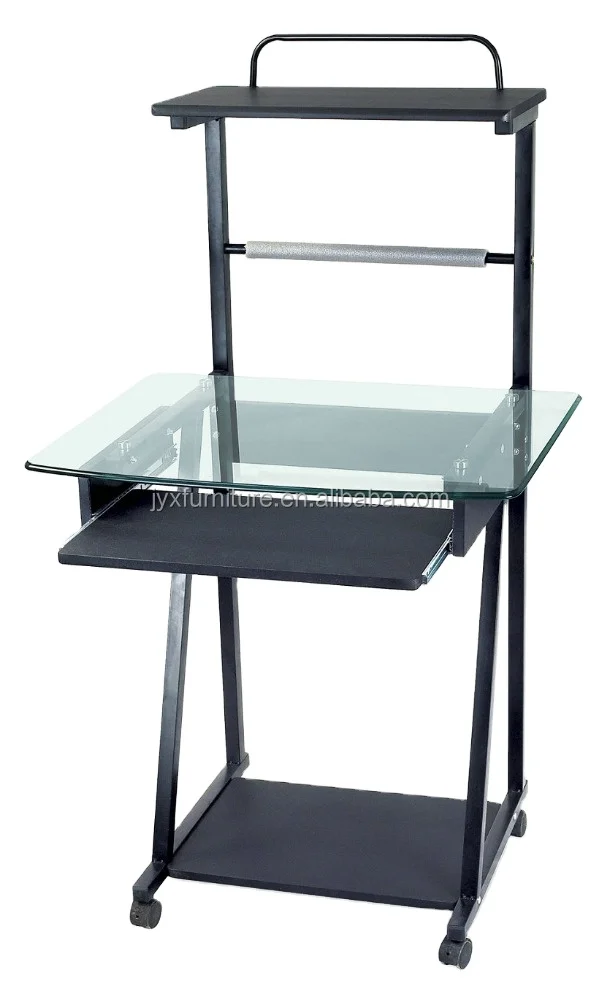 glass room table glass desk cheapest office glass tablet metal promotion table particle board metal frame with print board