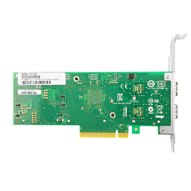  AN8710-F2 X710-DA2 10Gb SFP+ Dual Port Network card with Full or Half height Bracket Chipset for Intel