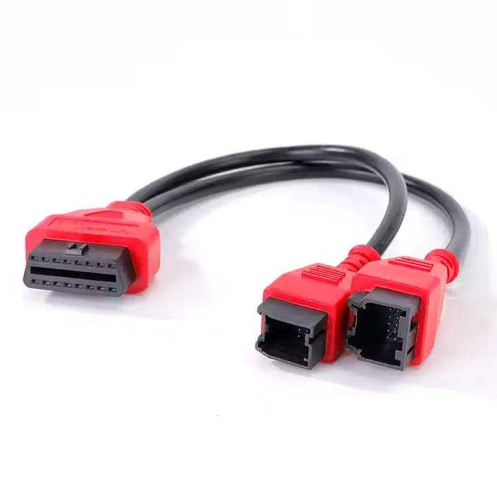 Auto diagnostic instrument with Chrysler 12+8 needle diagnostic wire connection line Wrangler