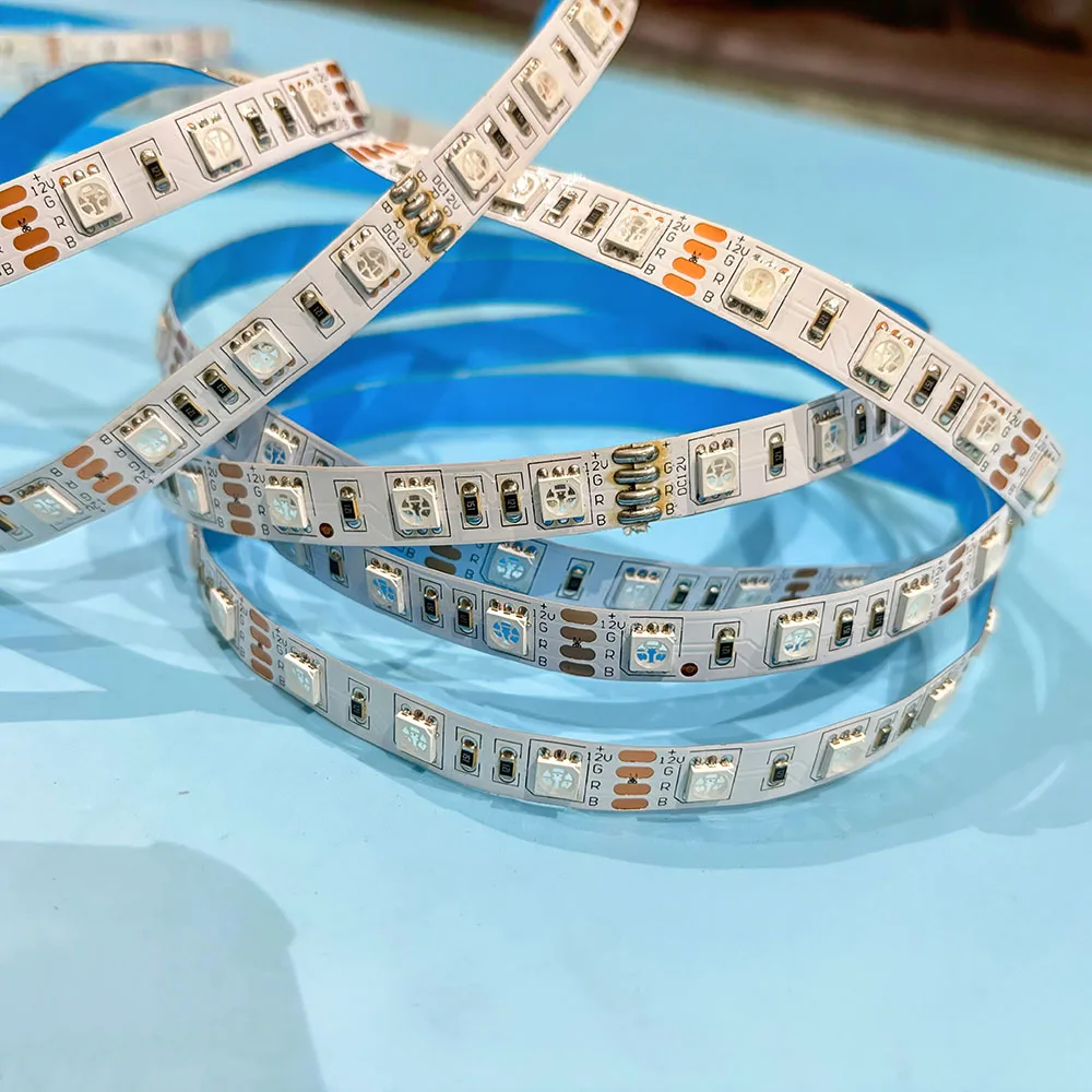 Custom Outdoor Flexible Outdoor Waterproof Smd5050 Dc 24v 12v Flexible Ip68 Ip67 White Led Strip Lighting