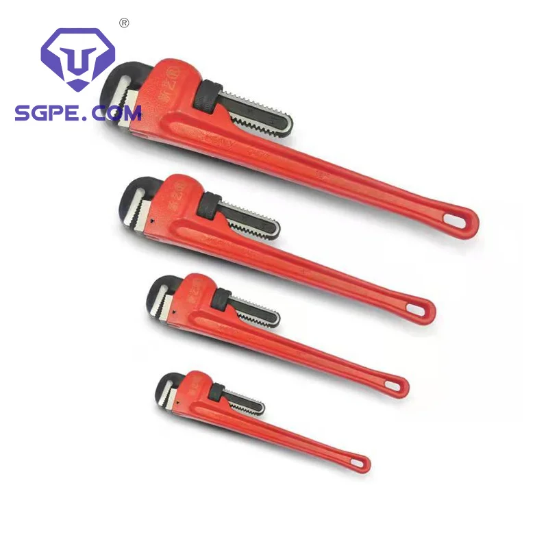 Heavy-Duty Straight Pipe Wrench High-Intensity Tool for Efficient Oil Field Equipment Pipe Handling