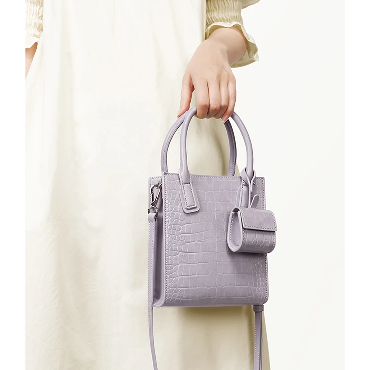 Premium Bags Women Crocodile Leather PU Crossbody Bag Cute Coin Purse Pendant Unique Design Shoulder Mobile Phone Bag