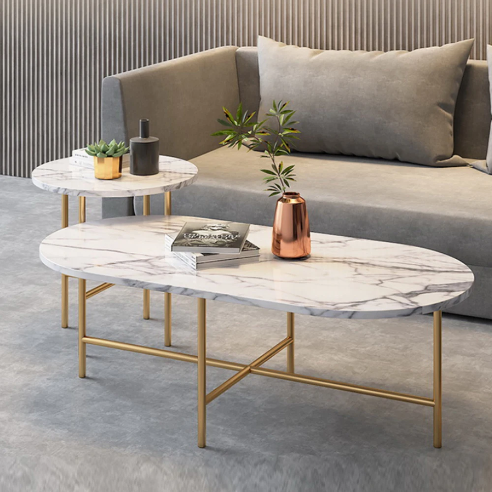 China Wholesale italian round marble dining tables coffee table for living room