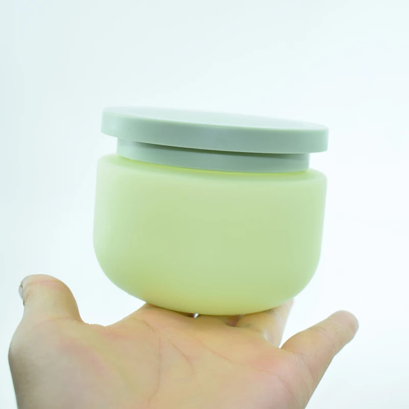 Pricate Label Body Butter 250ml Cosmetic Jar Empty Soap Dispenser Pump Head Cylinder Bottle 500ml hdpe Shampoo Green Gray