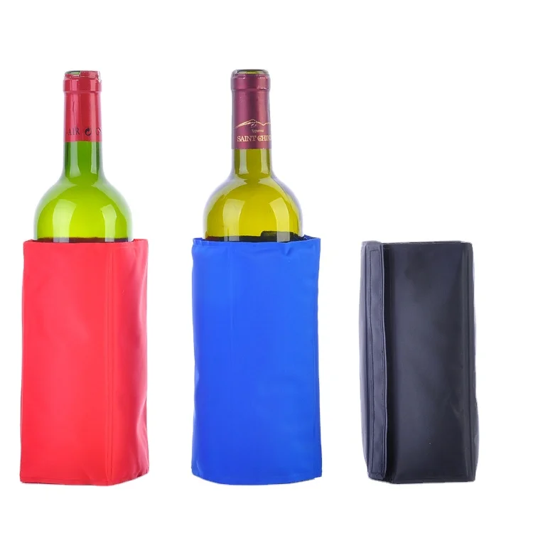 Trending Products 2024 New Arrivals Custom Reusable Wine Bottle Cooler Sleeve