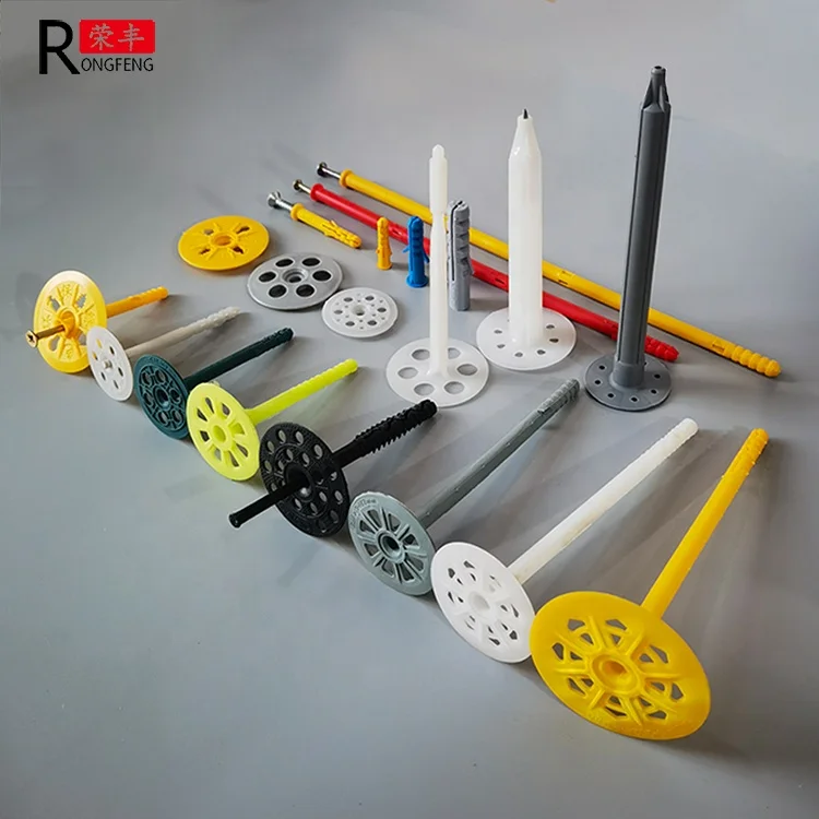 Anchor wall plug plastic expansion pipe tube