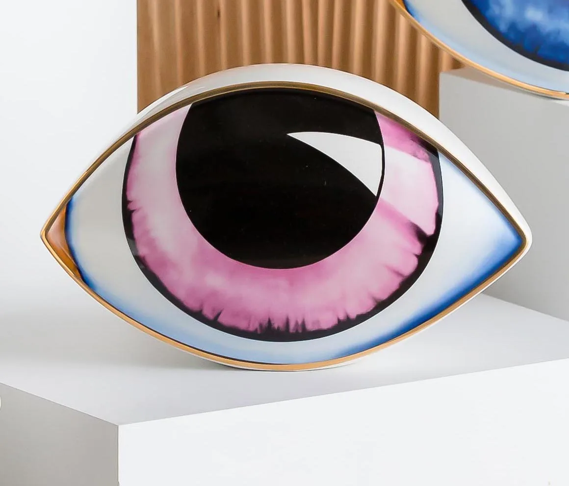 Светлые роскошные подарки креативные новые продукты украшение для крыльца серия «большие глаза» Керамические настольные