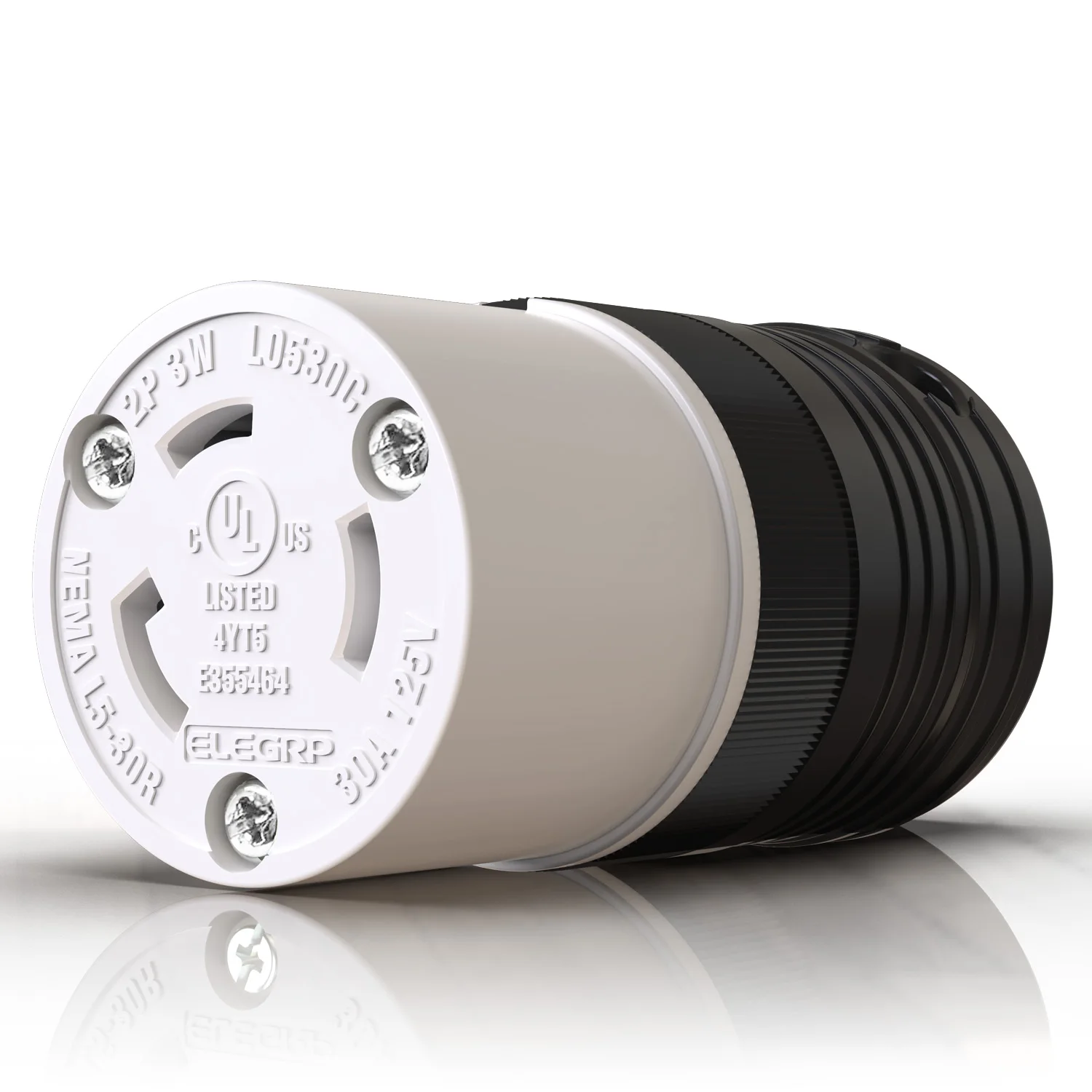 NEMA L5-30R Locking 3 Wire Grounding portable Nylon 30 Amp Twist Lock Connector with ul cul certificate