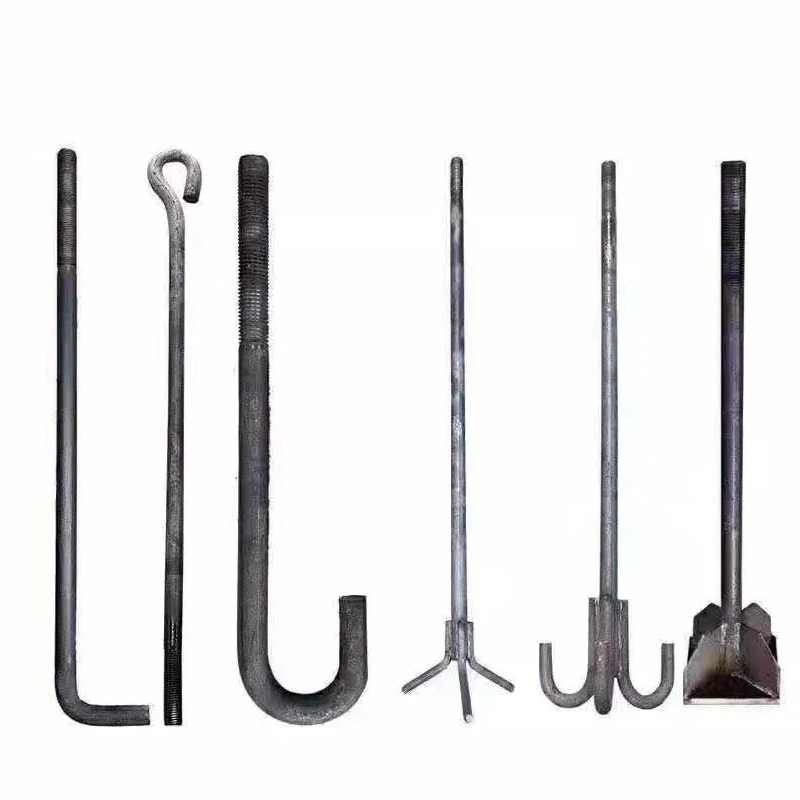
Hot Sale Carbon Steel Anchor Bolt J Type L Type Bolt High Strength Bolt 