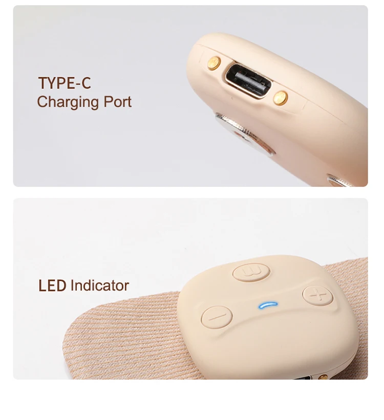 Electric Pulse Nerve And Muscle Stimulator Low Frequency Back Neck Physical Therapy Wireless Tens Massager