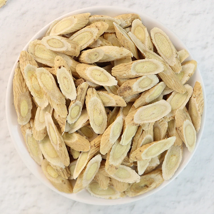 Traditional Herbal Slices of Astragalus Membranaceus Healthy Single Spices & Herbs Product