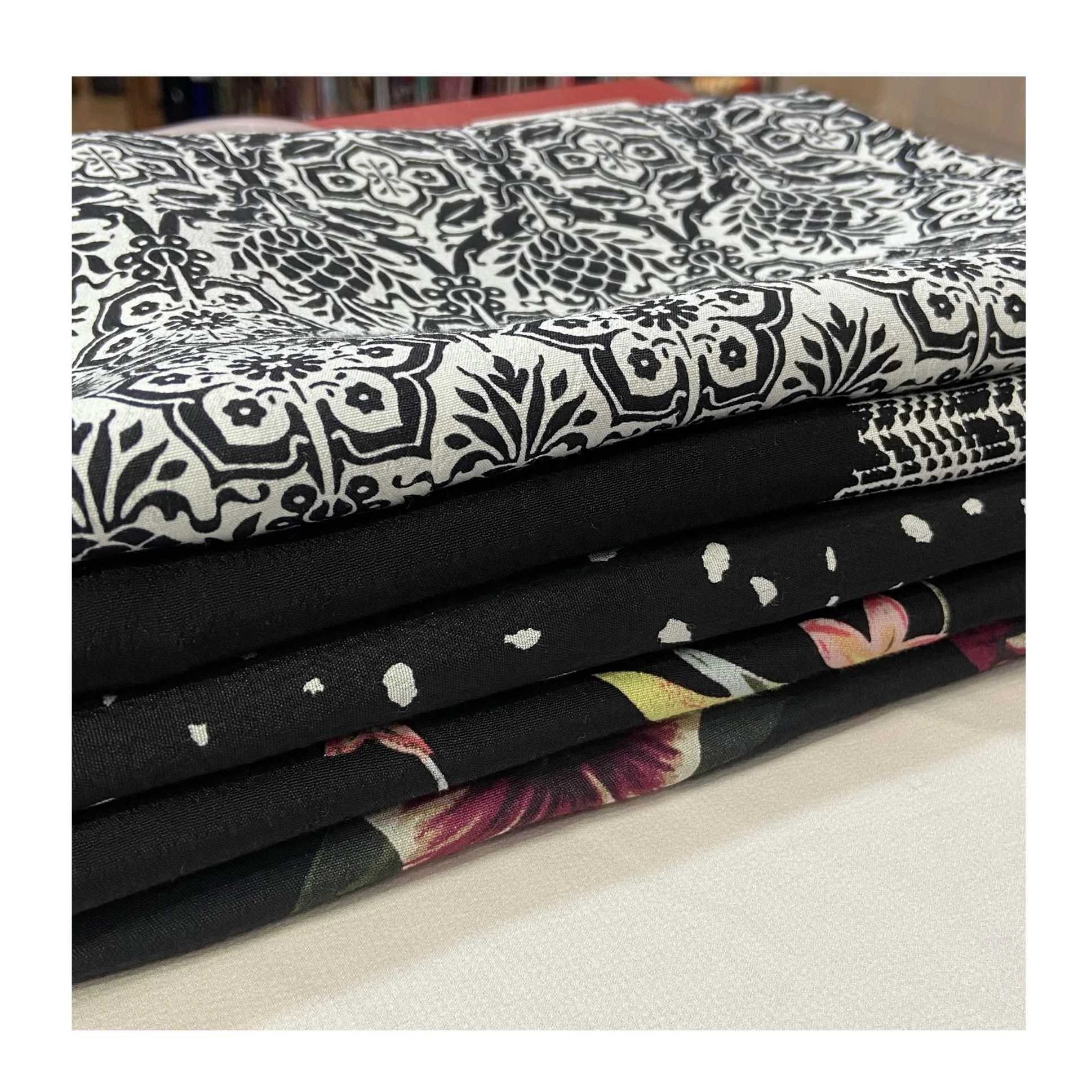 New hot selling 50% viscose and 50% rayon printed fabric for pajamas and home wear